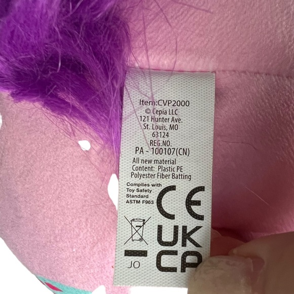 Cats Vs Pickles Jumbo Unicorn Plush Stuffed‎ Animal Toy Multicolor 8 inch - Picture 6 of 10